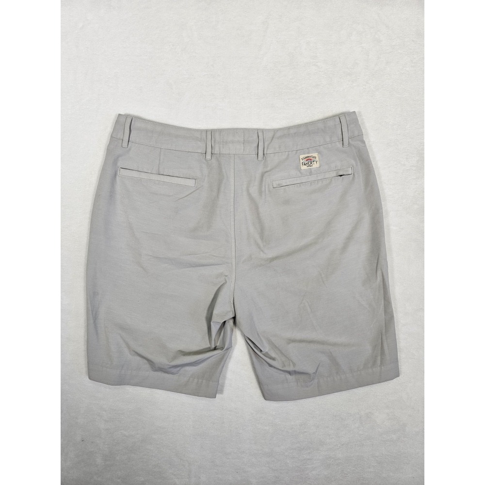 Faherty Men's All‎ Day Shorts Gray Sz 36 Pockets Dri Fit - Picture 5 of 10